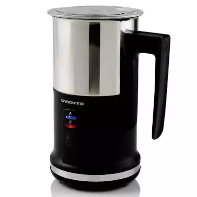 Electric Stainless Steel Milk Frother And Steamer Non Stick Milk Warmer Black • $31.34
