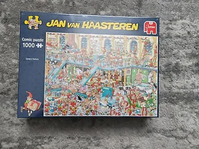 Jumbo Jan Van Haasteren Santa's Factory 1000 Piece Puzzle BRAND NEW SEALED • £27.99