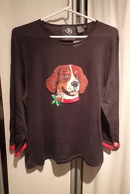 Michael Simon Event Vintage 2002 Dog Christmas Sweater - NWOT - XL Happy Beagle • $49.99