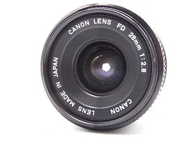 Canon 28mm F/2.8 Prime Lens - Canon FD Mount - For AE1 A1 F1 F1n AV1 AE1P AT1 • £64.99