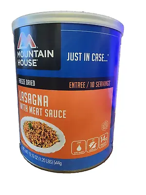 Mountain House Lasagna With Meat Sauce -Freeze-Dried #10 Can • $37.95