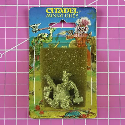 CLASSIC Warhammer Citadel C23 Ogre NIB Metal - Rare & OOP - Bob Olley Ogryn • $63.95