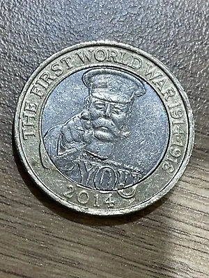 First World War Lord Kitchener 2 Two Pound Coin • £350