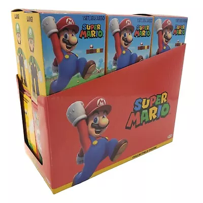 Jakks World Of Nintendo Super Mario Set Of 12 Mini Figure Set Luigi Daisy Koopa • $56.99
