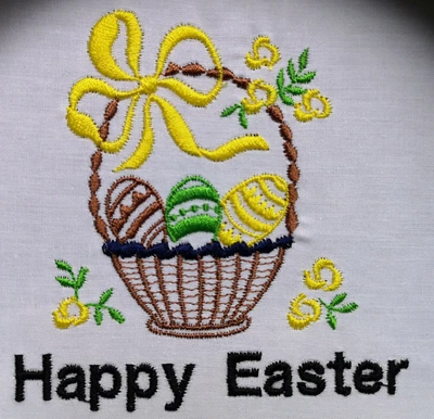 £3.50 • Buy Personalised Embroidered Napkin Handkerchief 100%cotton 16  Gift Present Easter