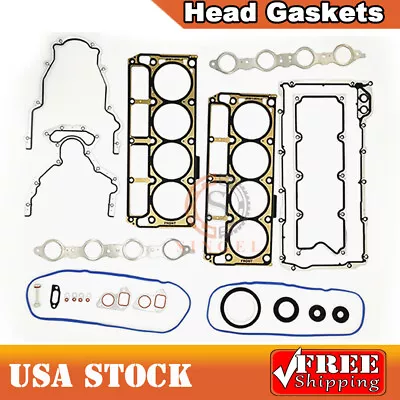 Head Gaskets & GEN 3 LS Gasket Set Kit Fit For Chevy LS1 LS6 LQ4 LQ9 4.8 5.3 5.7 • $50.99