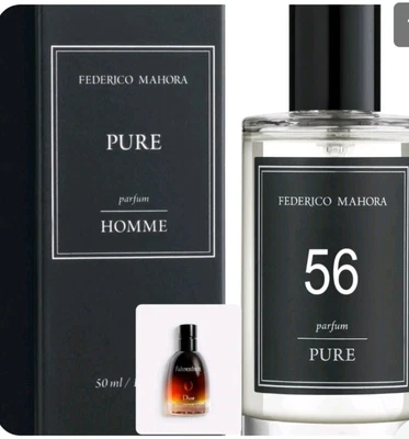 £14 • Buy FM56 Pure By Federico Mahora, Perfume For Men, 50ml *Fahrenheit* SEALED
