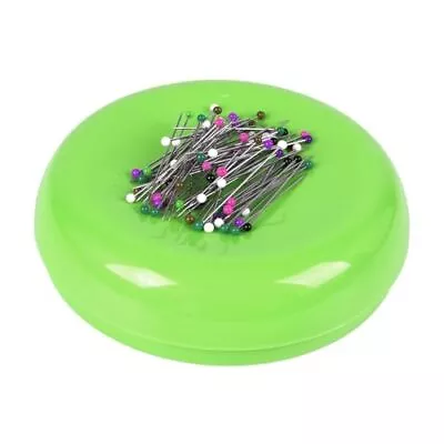 Magnetic Pin Cushion Bobby Pins Holder With 100 Pins For Sewing Quilting • $13.69