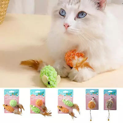 Cat Mouse Toy Plush Mouse Cat Toy Cat Self Play Toy • $20.38