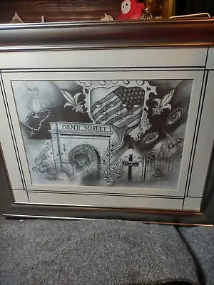 Mardi Gras By Donald V Williams 05 Framed Art Numbered Signed 519 /2500 READ EUC • $78.99