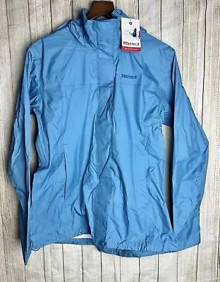 Marmot Womens PreCip Waterproof Jacket  Brand New Genuine Size 12 Blue • £60