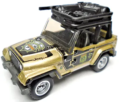 1998 Matchbox 1998 Jeep Wrangler 65th Anniversary Gold 1:56 Diecast 2 3/4  Suv • $11.99