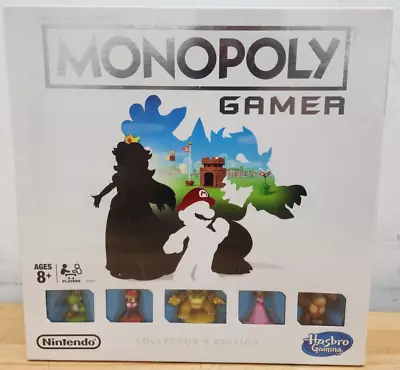 Monopoly Gamer Nintendo Hasbro Collector's Edition Board Game Super Mario Bros. • $52