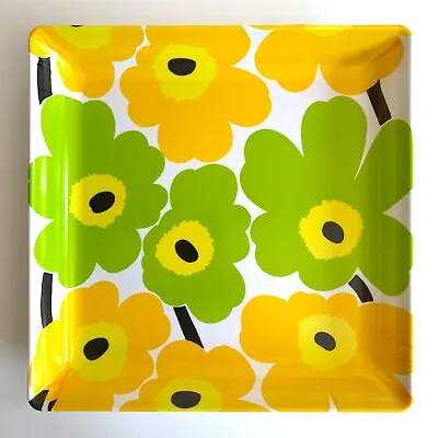 Marimekko Unikko Rare Mid Century Scandinavian Modern Melamine Lrg Serving Tray • $940