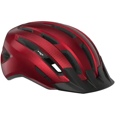 MET Downtown MIPS-C2 Helmet In-Mold Safe-T Twist 2 Fit Glossy Red Medium/Large • $79