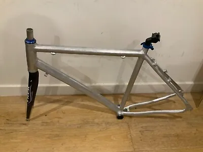 Trek Carbon Fiber Fork And Custom Clear Coded Aluminium Road Bike Frameset 55cm • $99.99