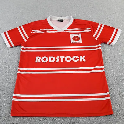 Lancashire Rugby League Shirt Mens Extra Large Red Adult Jersey Top Lammy Sports • £24.95