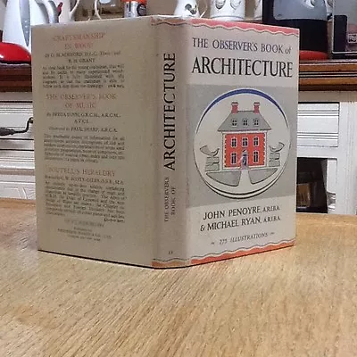 Observers Book Of Architecture 1955 13.3A  • £12.99