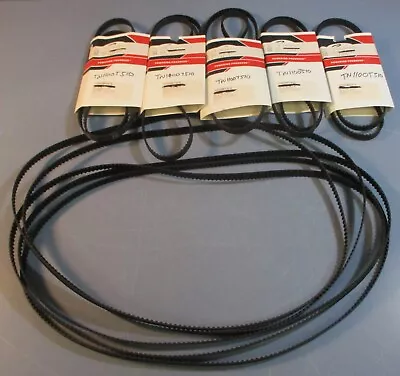 (Lot Of 10) Gates QB-T5-1100-10 Timing Belt 1100mm L 10mm W 5mm Pitch T5-1100-10 • $109.99