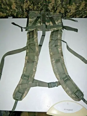 Us Military Molle Enhanced Shoulder Straps Acu Rifleman For Large Rucksack Exc • $19.90