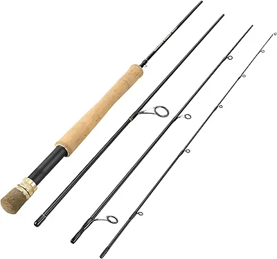 Valiant Eagle Passage Travel Fishing Rods 4 & 6 Pc Pack Rods Spinning Casting • $96.24