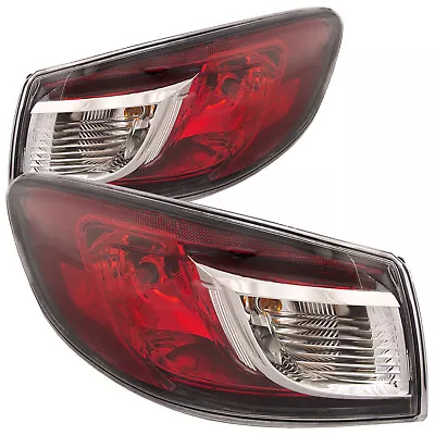 Tail Light Pair Left Driver Right Passenger Fits 2010-2013 Mazda 3 Sedan • $100.79