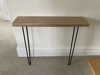 Reclaimed Scaffold Board Console Hall Table Hairpin Table  • £35