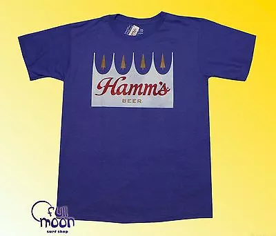 New Hamm's Crown Brewing Beer Vintage Throwback Men's T-Shirt • $16.95