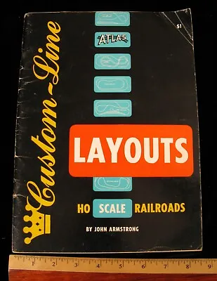 Vintage Atlas Model Train Tracks Layout Book Ho Scale Custom Line John Armstrong • $45