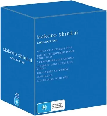 Makoto Shinkai Collection Aus/nz Region B Bluray Brand New Sealed • $122.69