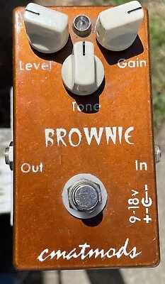 CMATMods Brownie Marshall Style Overdrive Pedal. • $90