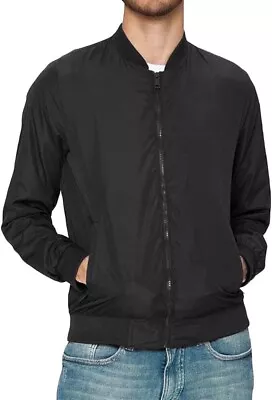 BRAVE SOUL Men's Sanjayblack Bomber Jacket • £15.86