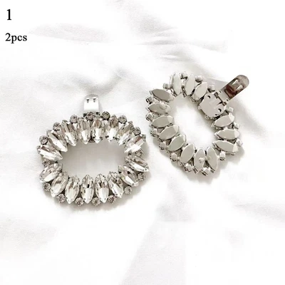 £4.36 • Buy Women High Heel Crystal Shoe Buckle Rhinestones Shoes Decorations Shoe Clips