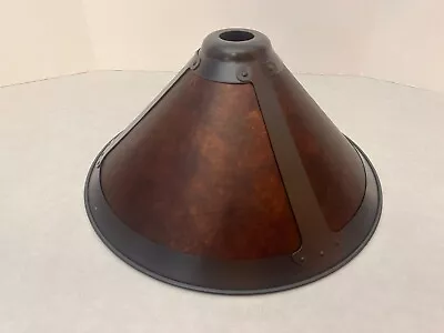 Amber Mica Lamp Shade - 6.5  Tall X 15  Diameter • $48.75