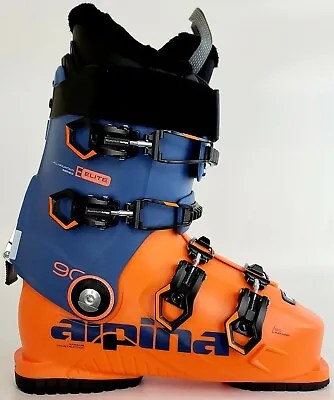 NEW $350 Men's Alpina Elite 90 Orange Ski Boots Sizes 25.5 26.5 27.5 28.5 29.5 • $199.99