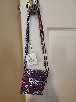 NWT Vera Bradley Retired Tiny Traveler  Crossbody Bag Purse  Rare Boysenberry  • $19.99