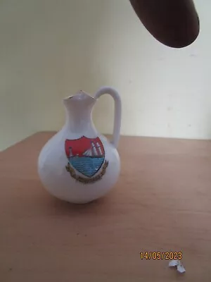 W H Goss Crested Ware  Littlehampton  Oxford Ewer • £3