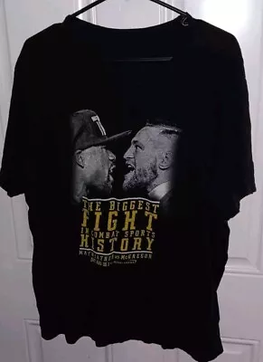 Floyd Mayweather Vs Conor McGregor T-Shirt Boxing Vs MMA Men's Size XL *NICE* • $22