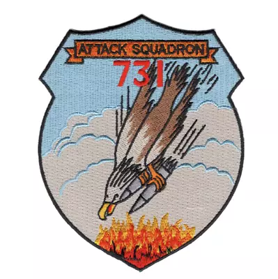 $28.99 • Buy 5  Navy Va-731 Attack Reserve Squadron 731 Embroidered Patch