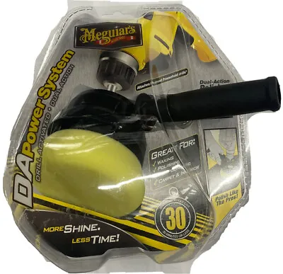 Meguiars G3500 Da Powersystem Dual Action Angle Polisher Attachment Wax Compound • $59.99