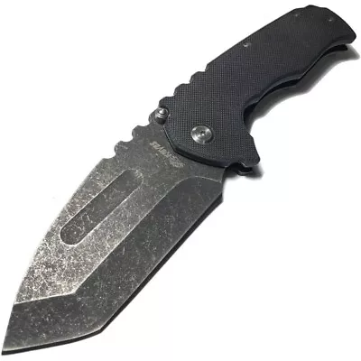 LANTERNSHARK Praetorian P Folding Knife 440 Stainless Steel G10 • $25