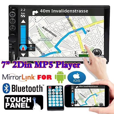 $56.45 • Buy Estereo De Pantalla Para Coche Carro MP5 Radio USB Mirror Link For Android / IOS