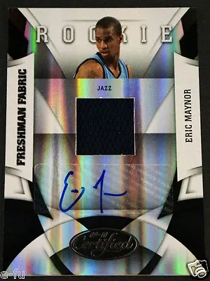 2009-10 Certified RC ERIC MAYNOR Auto Jazz Jersey Autograph VCU Rams #d 301/399  • $13.25