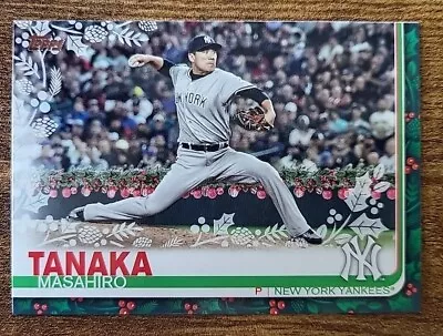 2019 Topps Holiday Masahiro Tanaka Garland SP New York Yankees Baseball #HW199 • $1.25