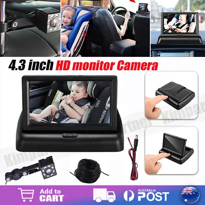 4.3  Baby Car Monitor 1080P Monitor Camera For Baby Rear Facing Seat 150° Wide • $37.99