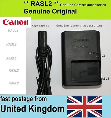 Genuine CANON Charger LC-E12e LP-E12 EOS-M M2 M10 M50 M100 M200 100D SL1 • £29.95