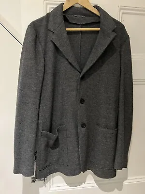 Canali Coat Pure Wool- Grey- Size 50 • £199