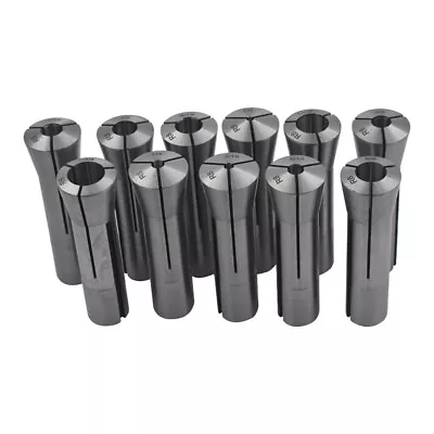 11Pcs R8 Collet 1/8  3/16  1/4  5/16  3/8  7/16  1/2  9/16  5/8  11/16  3/4  Set • $36.48