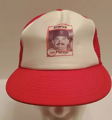 Vintage 1989 Elmira Pioneers Minor League Eric Wedge Snapback Hat Cap • $24.95