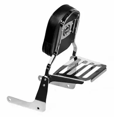 Backrest Spaan Chrome-Plated With Luggage Rack For Kawasaki Vulcan VN900/ • $338.26